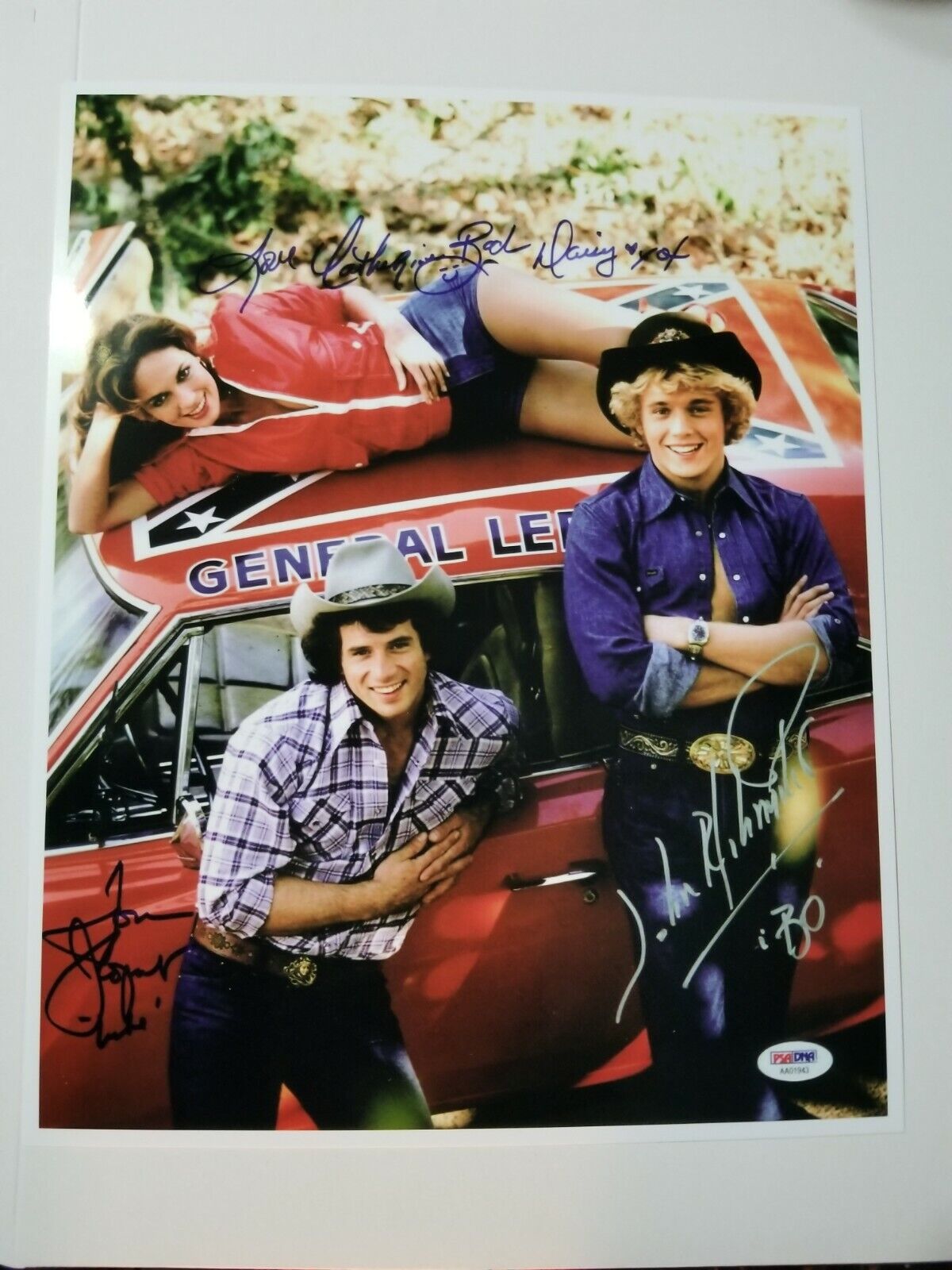 Dukes of Hazzard Cast Signed 8x10 Photo Poster painting RP -  Shipping!