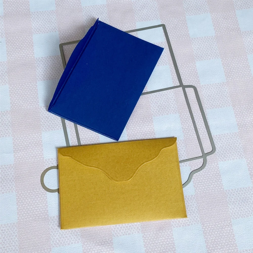 Pocket Bag Envelope Metal Cutting Die Stencil Template for DIY Embossing Paper Photo Album Gift Card Making Scrapbooking Dies