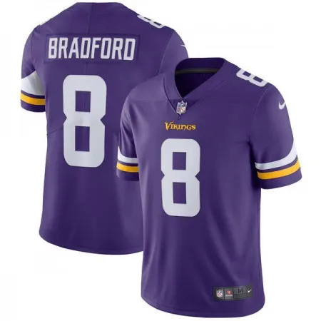 Men's Minnesota Vikings #8 Sam Bradford  Purple Vapor Untouchable Limited Stitched NFL Jersey