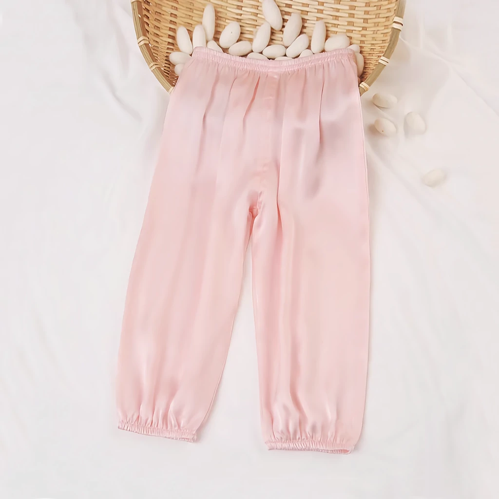 Tight Cuffs Baby's Silk Pants REAL SILK LIFE
