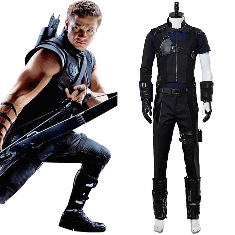 Marvel Captain America 3 Civil War Hawkeye Cosplay Costume Halloween Carnival Suit