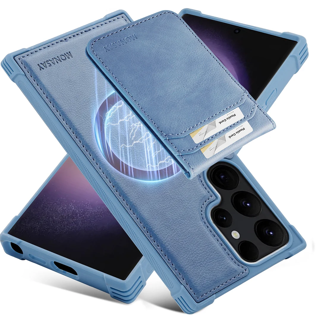 MONASAY Magwallet Case Fit for Samsung Galaxy S24 Ultra