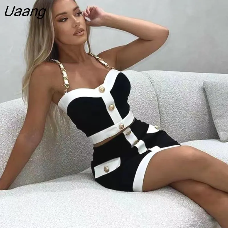 Black Color Women Sleeveless V-Neck Bodycon Bandage Jumpsuit Celebrate Nightclub Party Cocktail Dress Outfit Wholesale