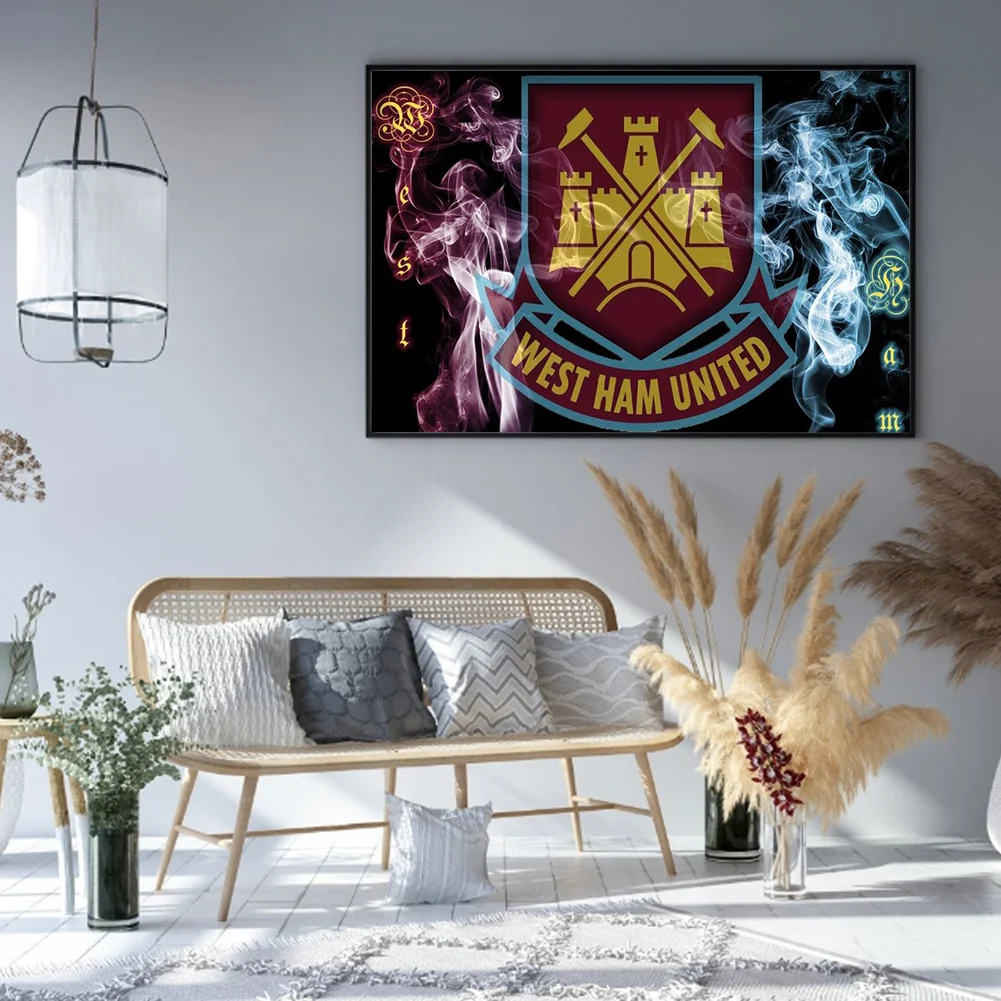Diamond Painting - Full Round Drill - West Ham United(40*30cm)