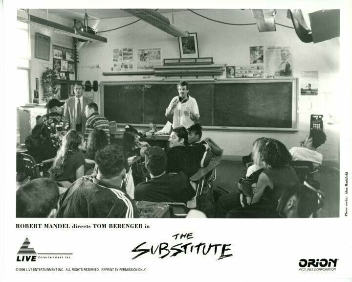 Tom Berenger Robert Mandel The Substitute Original Press 8X10 Photo Poster painting