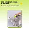 Steamy Cat Brush , 3 In1 Cat Steamy Brush, Self Cleaning Steam Cat Brush