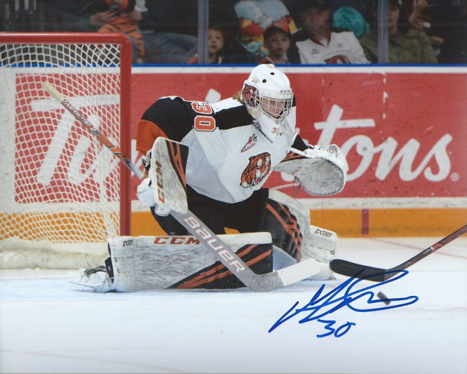 Mads Sogaard Signed 8x10 Photo Poster painting Medicine Hat Tigers Autographed COA