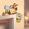 2Pcs Bee Ladybug Diamond Painting Door Corner Sign 5D DIY Wooden Door Topper