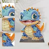 Diamond Painting Wooden Dragon Baby Desktop Ornament Diamond Table Decor