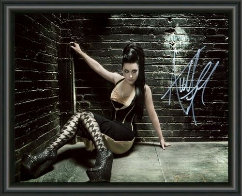 AMY LEE - Evanescence - A4 Signed Photo Poster painting Poster -  POSTAGE