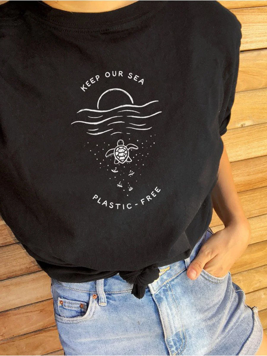Keep Our Sea Plastic Free T-shirt