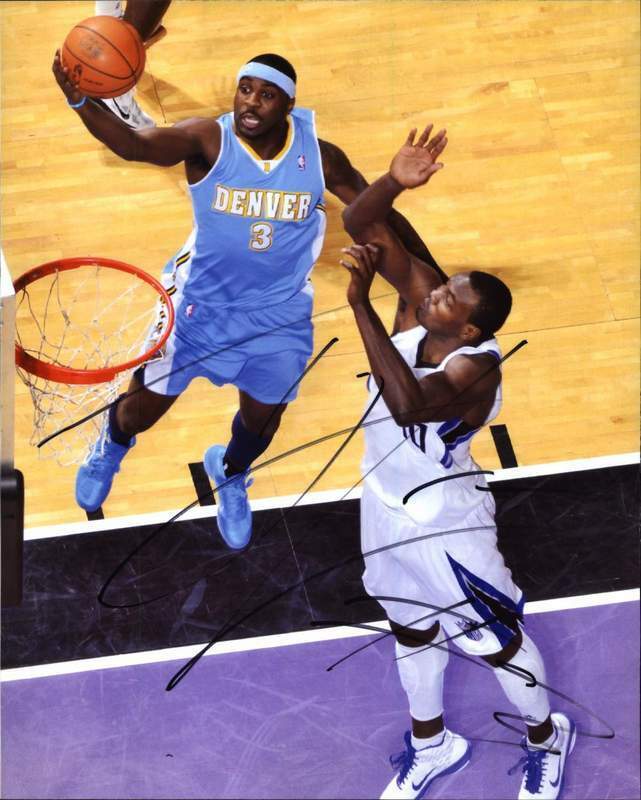 Ty Lawson signed NBA basketball 8x10 Photo Poster painting W/Certificate Autographed 001