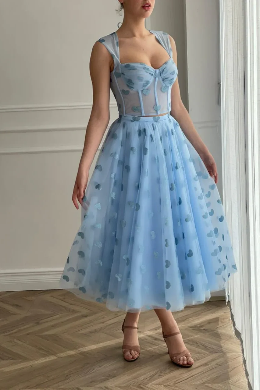 Daisda Chic Sleeveless Sweetheart A-Line Prom Dress