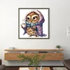 Owl - 18CT Stamped Cross Stitch 20*20cm/7.87*7.87in tapestrymarket