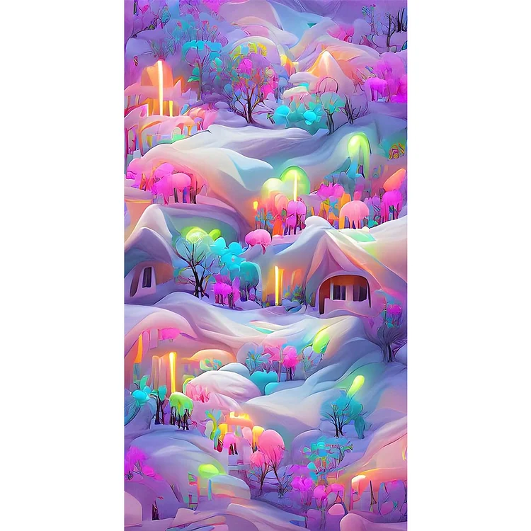 Fantasy Wonderland 11CT Stamped Cross Stitch 50*90CM