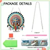 (US Only)Acrylic 2D Flat Indian Shield DIY Hanging Diamond Art Kits Wall Door Decoration