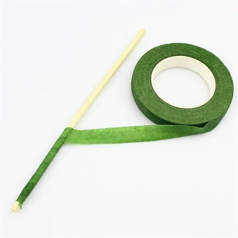 1PCS 30M Paper Tape Artificial Flowers Fixed For The Wedding Party Decorations DIY Accessories Wreath Garland Tape