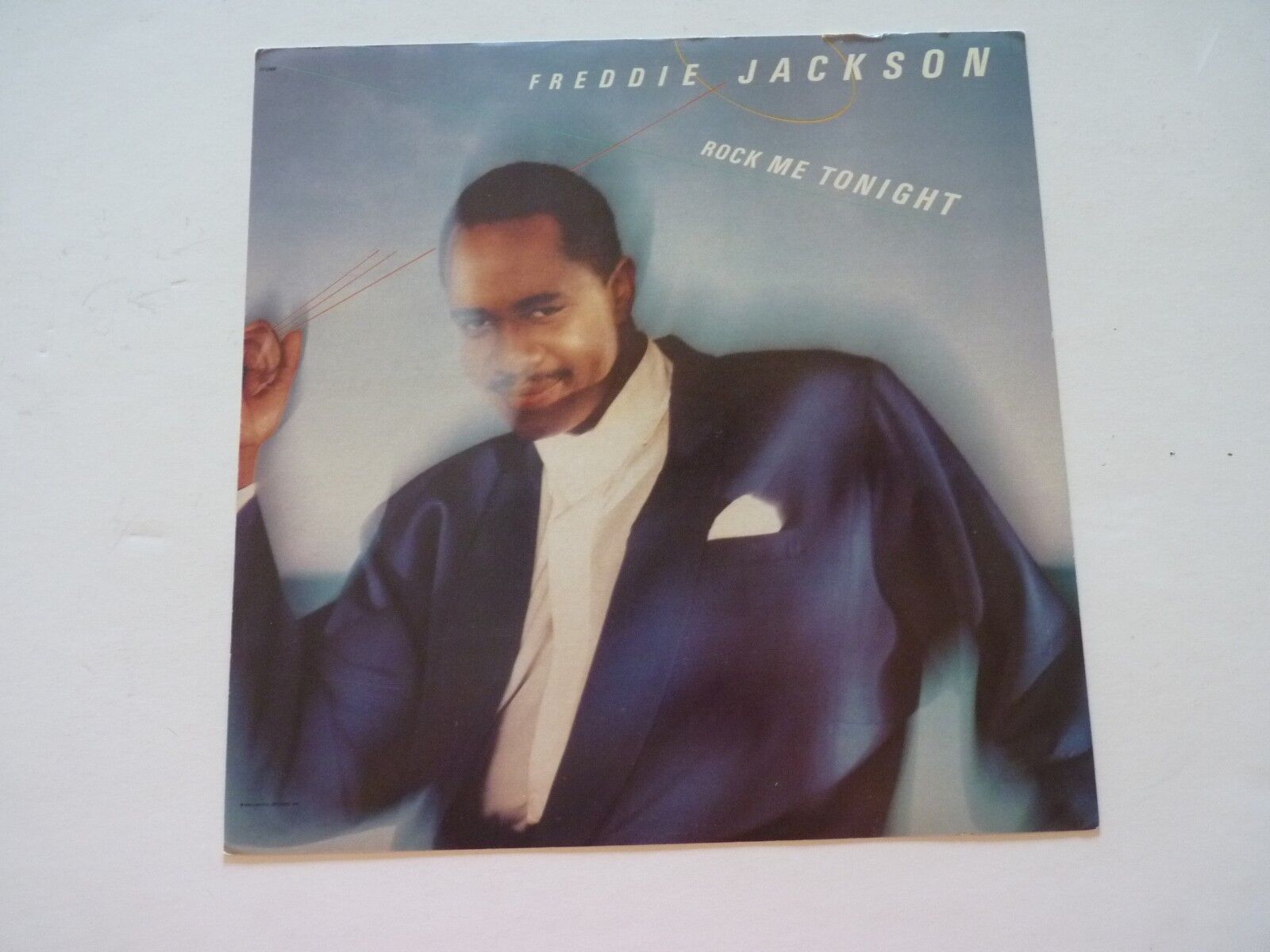 Freddie Jackson Rock Me Tonight LP Record Photo Poster painting Flat 12x12 Poster