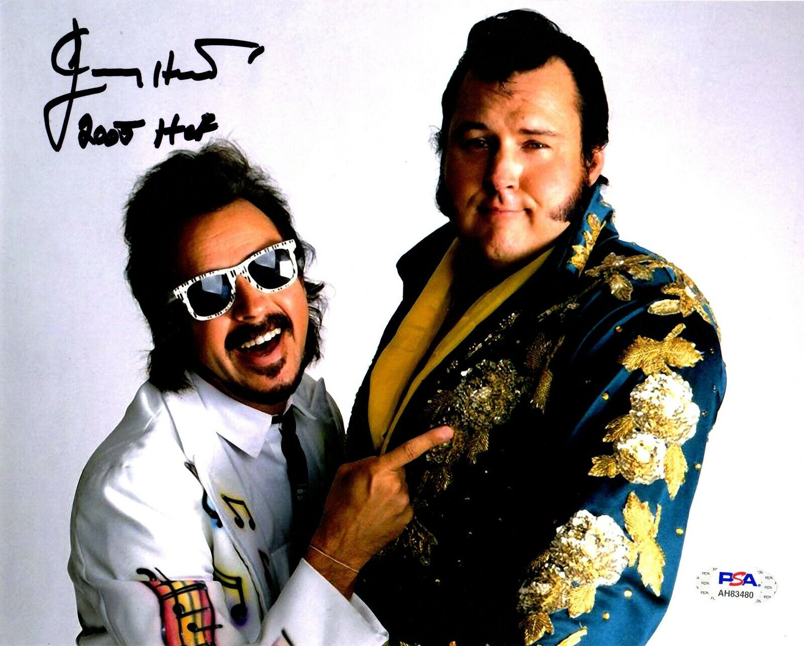 Jimmy Hart autographed signed inscribed 8x10 Photo Poster painting WWE PSA Mouth of the South