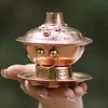 Handmade Pure Copper Mini Copper Hot Pot Crafts Creative Decorations