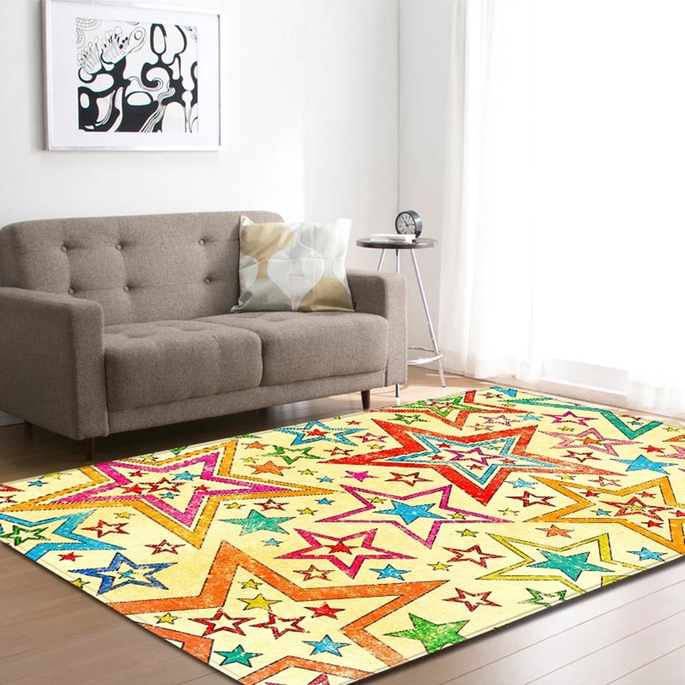Modern Living Room Carpet Children Bedroom Decorative Rug Kids Room Carpet Home Non-solp Hallway Floor Rugs Bedside Mats