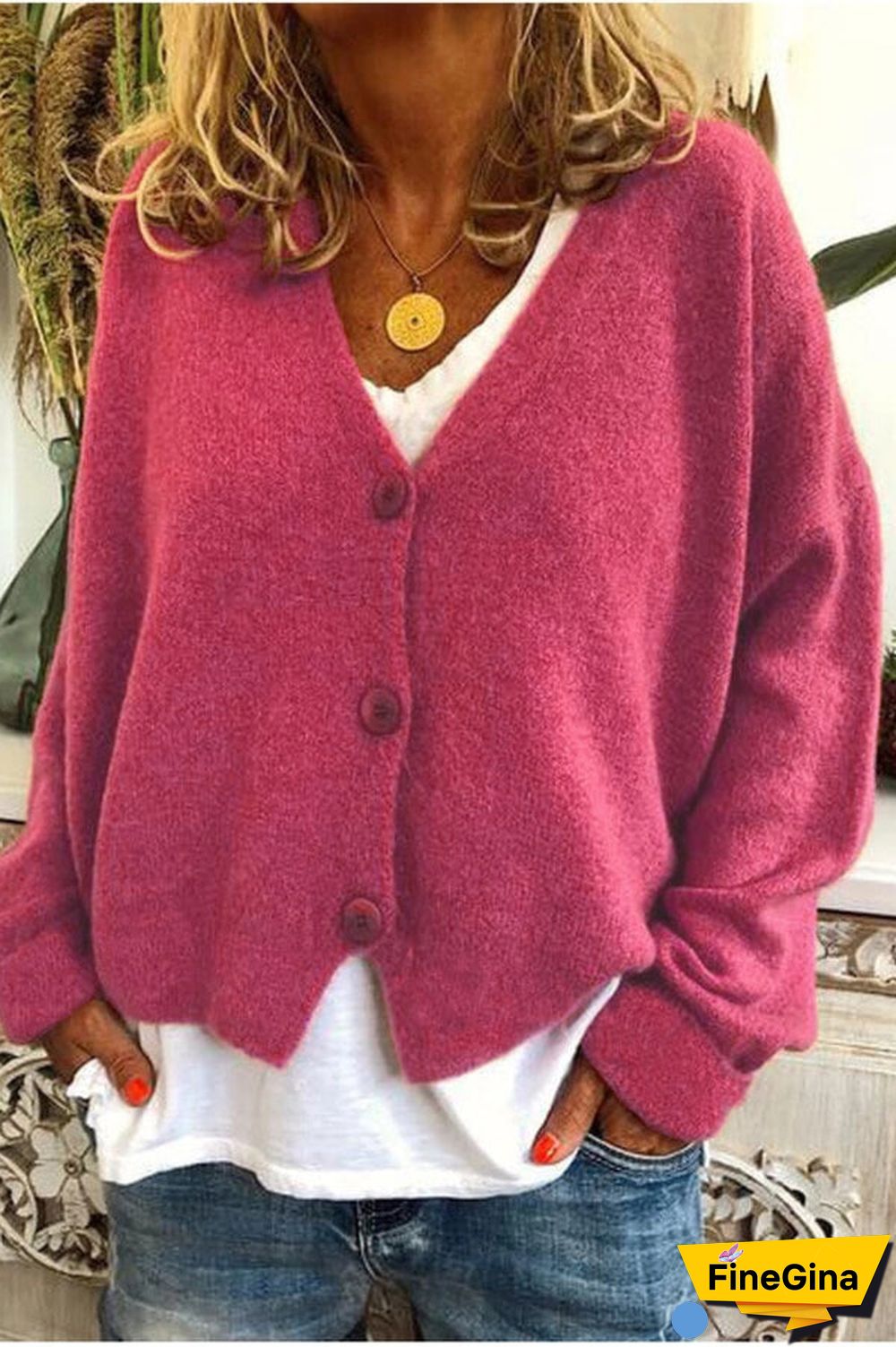 Casual Loose Knitted Cardigan