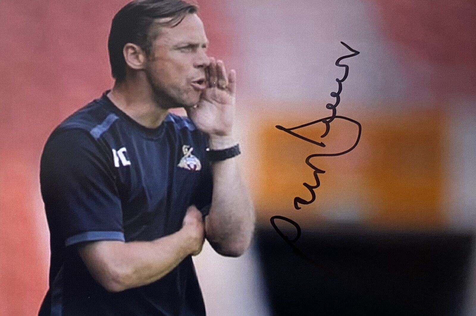 Paul Dickov Genuine Hand Doncaster Rovers 6X4 Photo Poster painting