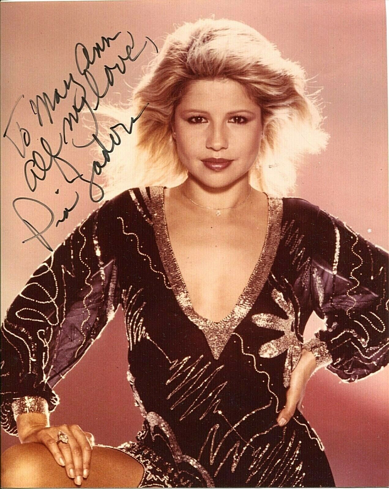 PIA ZADORA Autographed Inscribed 8X10 color Sexy Photo Poster painting PC 21