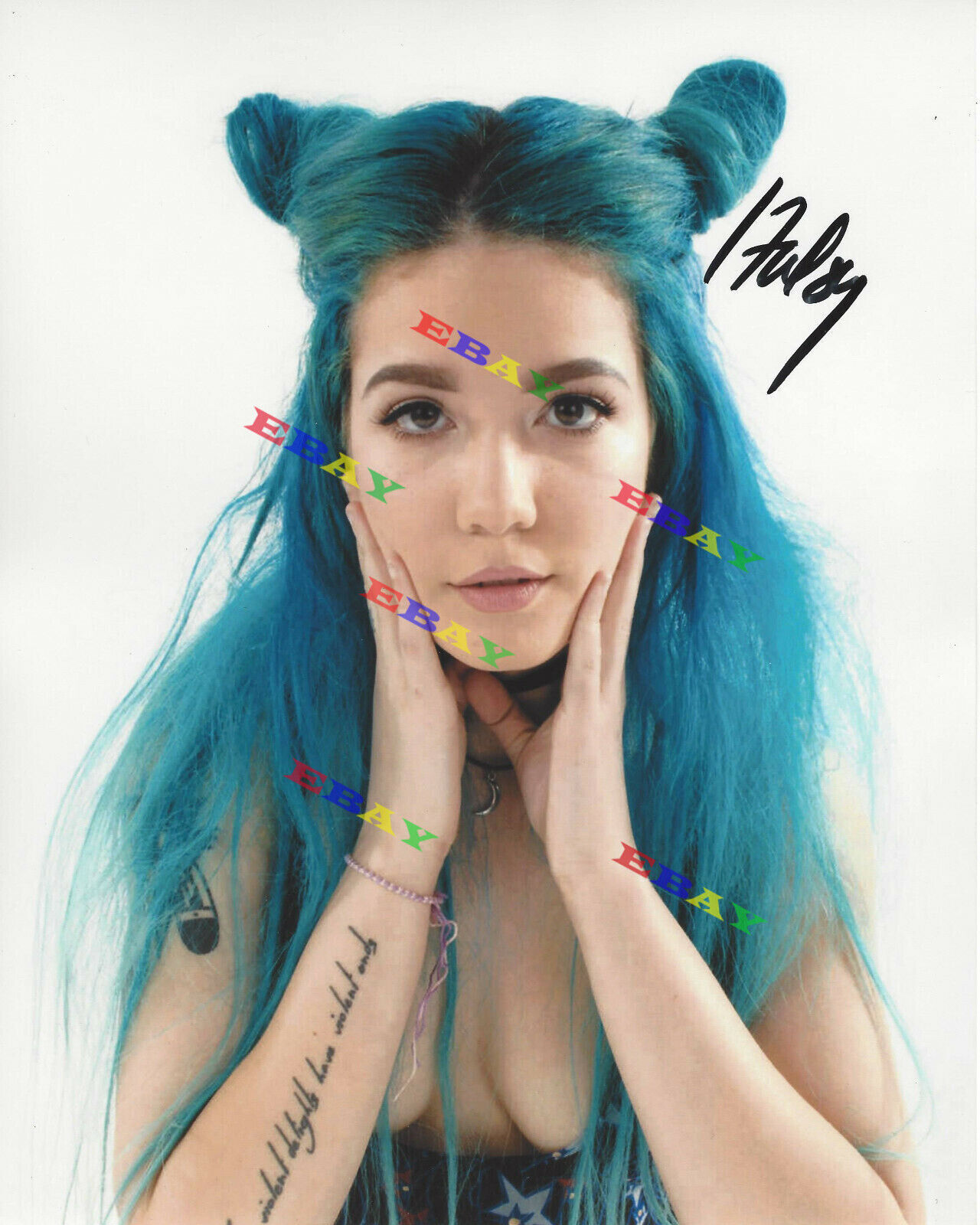 HALSEY Ashley Nicolette Autographed signed 8x10 Photo Poster painting Reprint