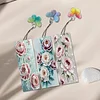 3Pcs DIY Pearl Painting Peony Bookmark with Butterfly Pendant Home Office Supplies Gift for Book Lovers