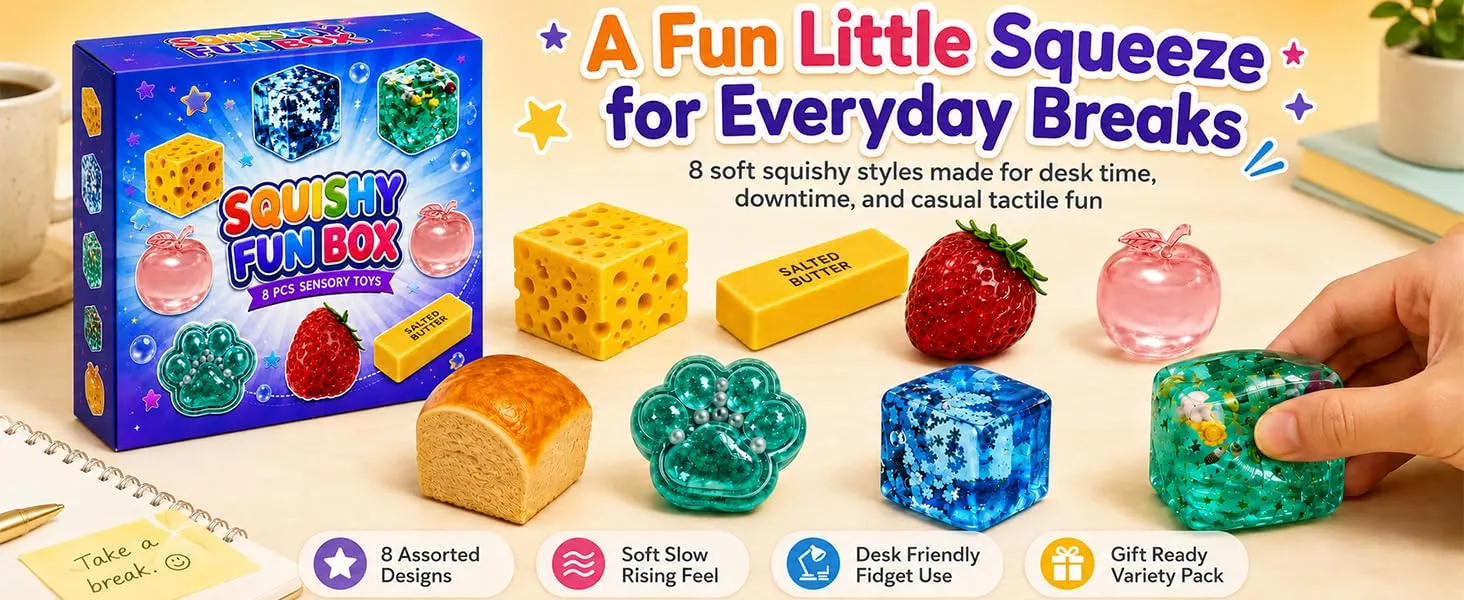 Squishy stress ball balls