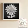 DIY Pearl Painting Sunflower for Home Wall Decor(25x25cm)