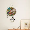 (US Only)2D Flat Hummingbird DIY Diamond Painting Art Hooks No Hole Punching Wall Decor