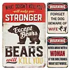 (Multi Style)Warning - Vintage Metal Signs - 30*40cm - Warning