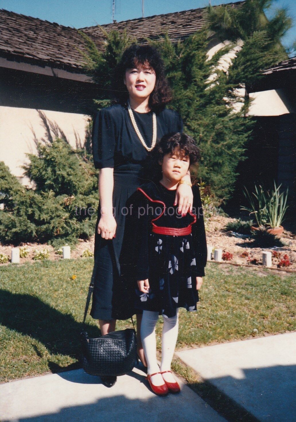 MOTHER + DAUGHTER All Dressed Up FOUND Photo Poster paintingGRAPH Color89 6