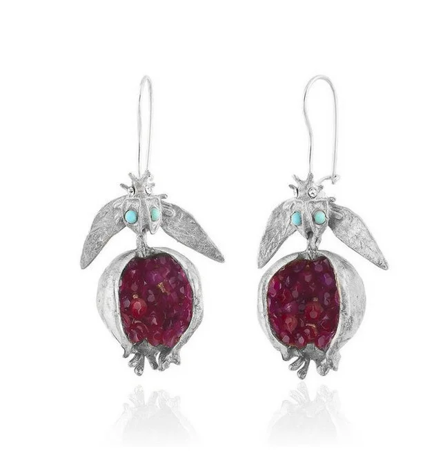 Stylish Pomegranate Elegant Women's Earrings