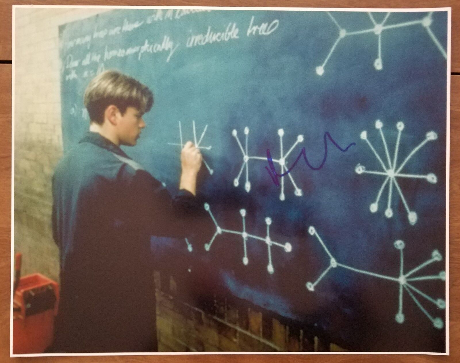 Matt Damon Signed Good Will Hunting 16x20 Photo Poster painting The Martian Jason Bourne RAD