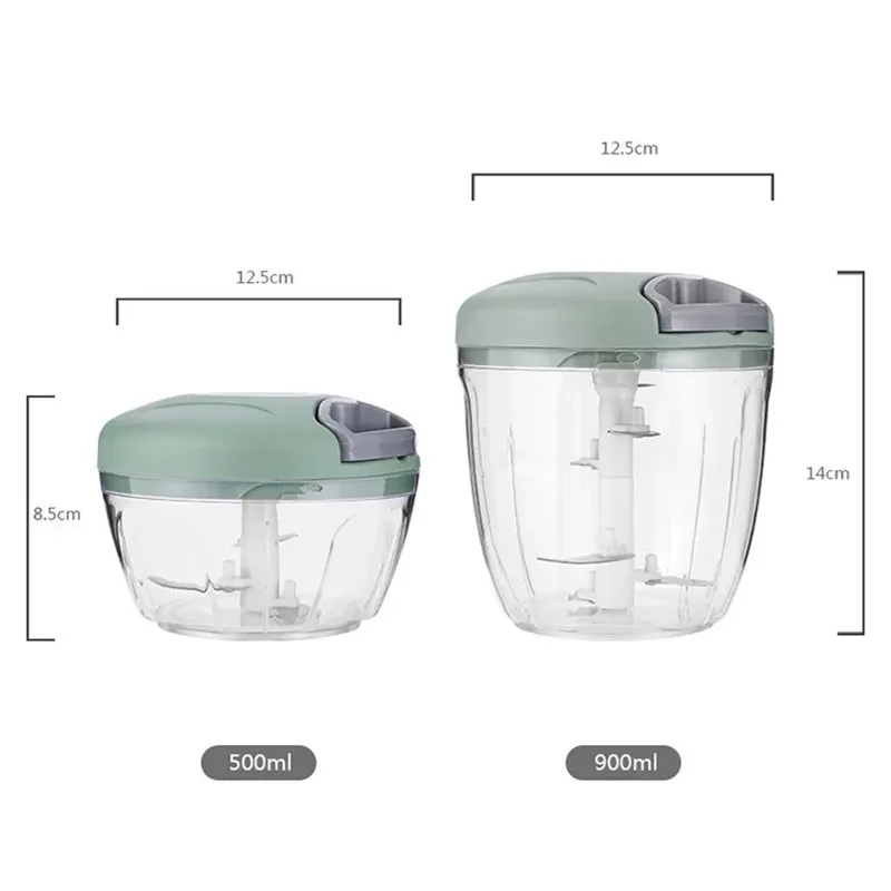 Likron Watches Premium Manual Food Chopper Vegetable Processor Effortless Kitchen Prep for Healthy Home Cooking