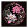 Lotus  Diagram-11CT Stamped Cross Stitch 40*40cm/15.75*15.75in