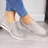 Gioiacombo™ Sneakers slip-on casual lucide da donna