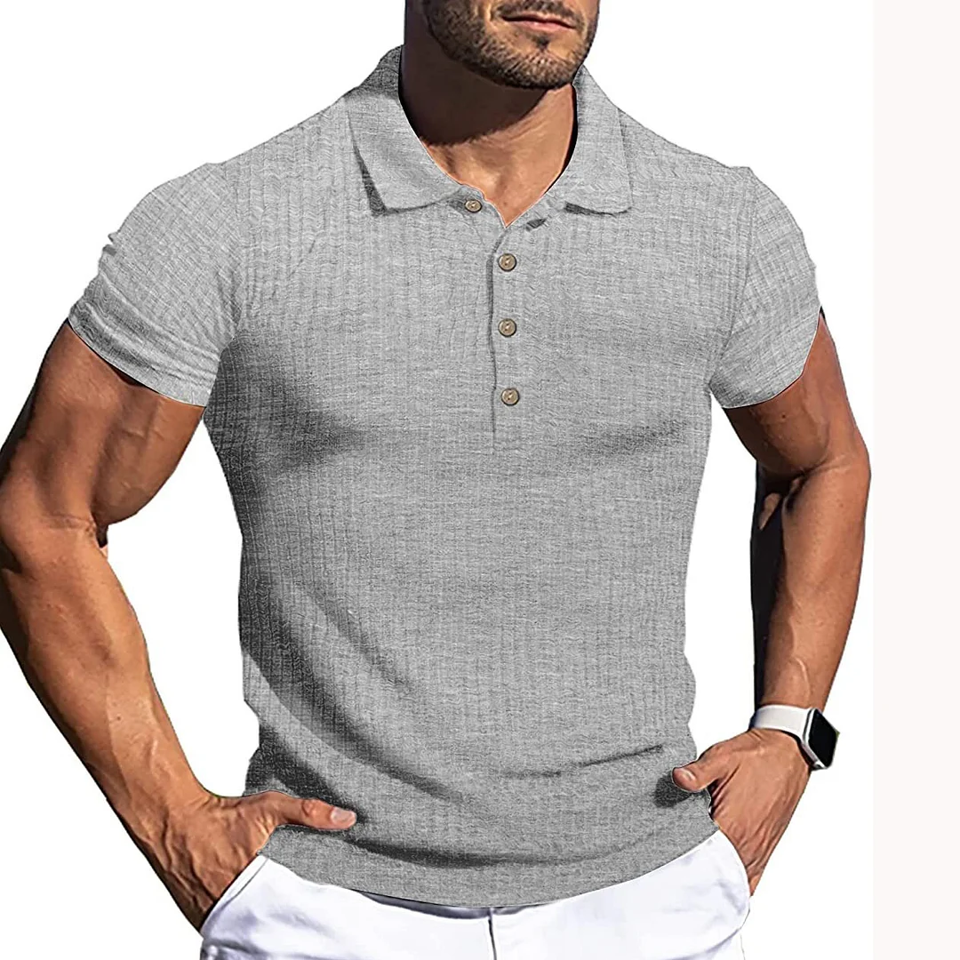Men's Polo Casual Training Short Sleeve T-Shirt-inspireuse
