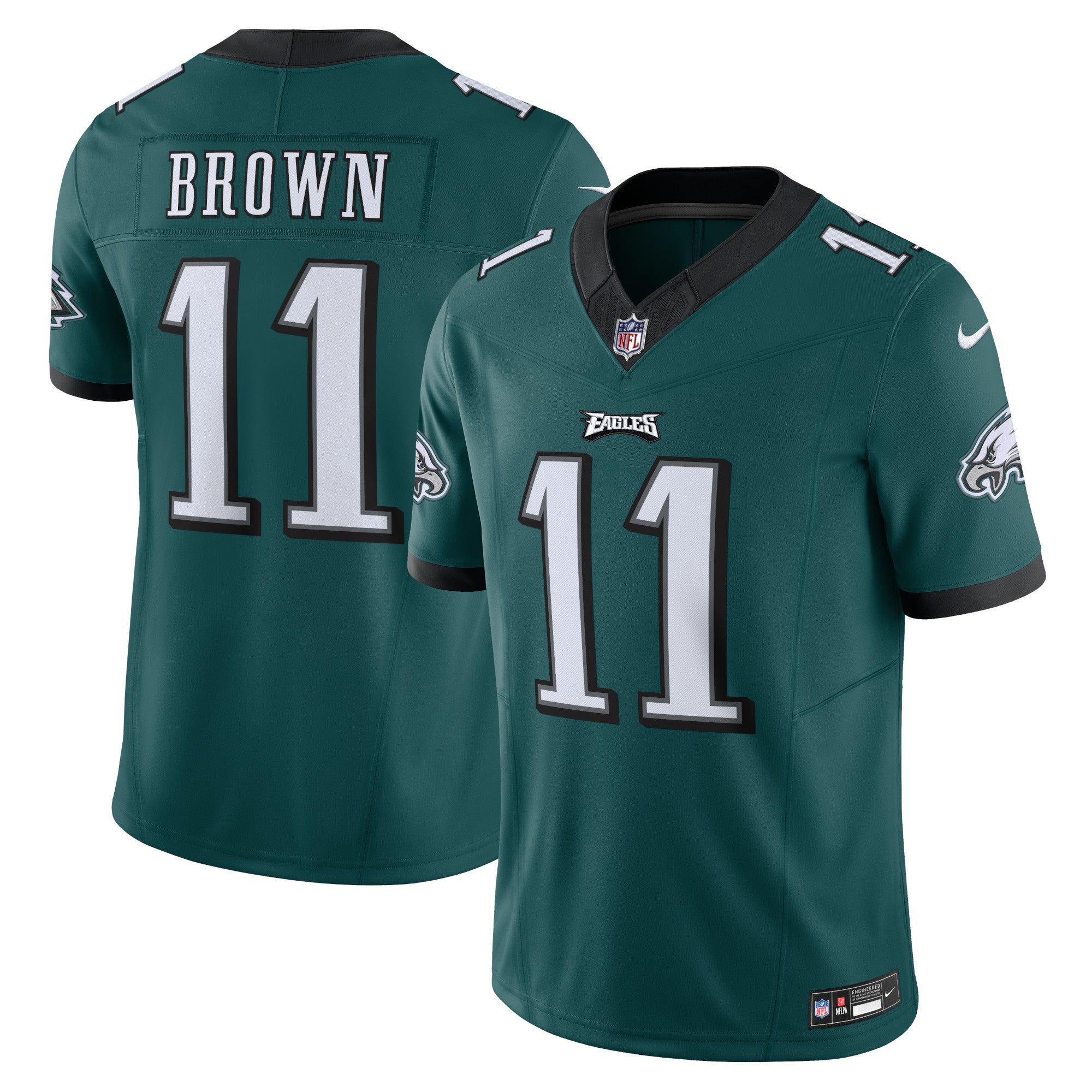 A.J. Brown Philadelphia Eagles Nike Vapor F.U.S.E. Limited Jersey - Green mysite