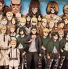 3D Decorative Paint of All Characters of Attack On Titan - Attack On Titan - Kalahome