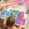 (US Local)35 Pieces Drawing Stencils Tool Set Drawing Templates for Drawing and Painting 