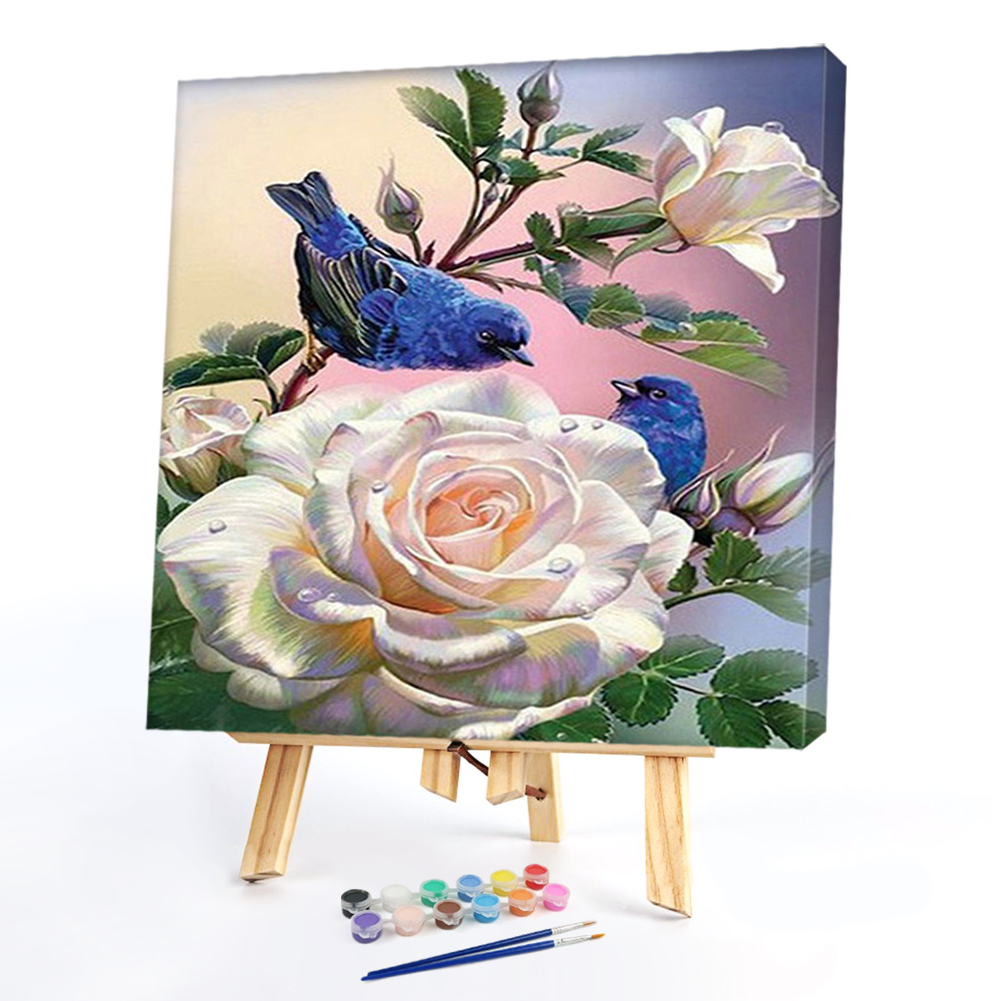 

20*20CM - Paint By Numbers - Birds, 501 Original
