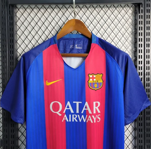 Retro 16-17 Barcelona Home Football shirt 