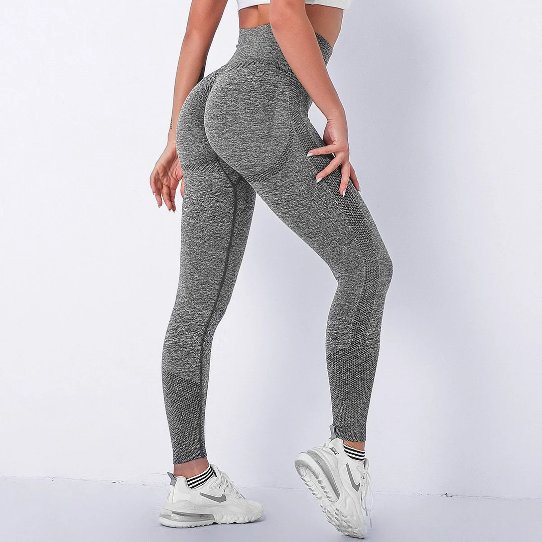 SVOKOR Sexy Fitness Leggings Women Seamless Push Up Leggings Bubble Butt Pants Gym Clothing High Waist Jogging For Femal