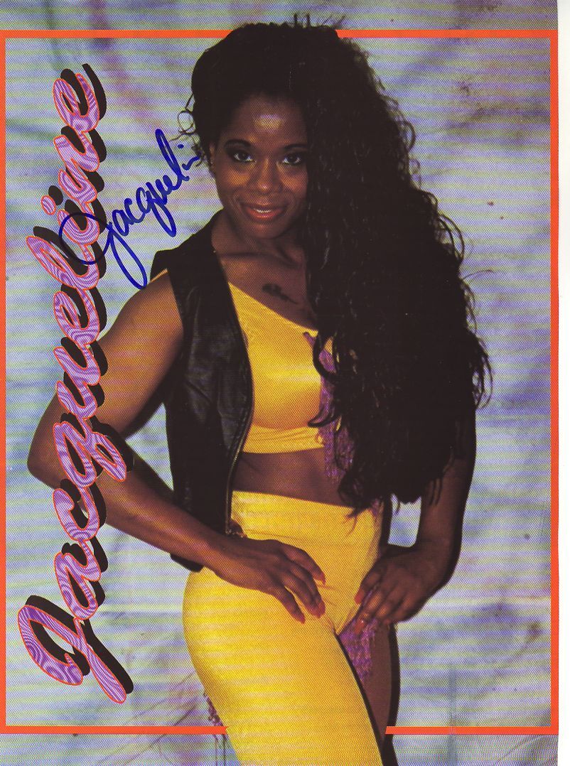 WWE WWF JACQUELINE SEXY AUTOGRAPHED HAND SIGNED 8X10 Photo Poster painting WRESTLING PICTURE