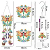 DIY Diamond Painting Double Sided 3D Wind Chime Pendant  Hanging Kit