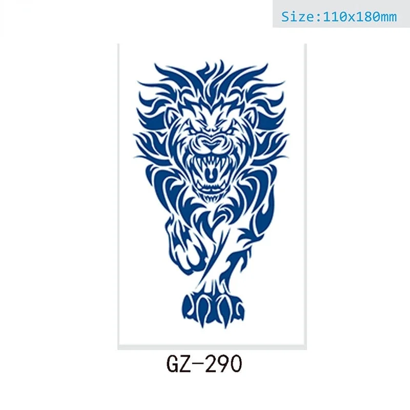 Net Red Herbal Juice Semi-permanent Waterproof Sweat-proof Tattoo Masking Scar Tattoo Sticker Herbal Juice Tattoo Sticker